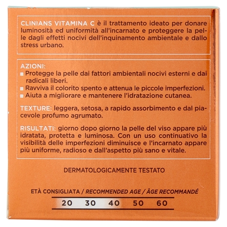 Clinians Vitamina C Trattamento Illuminante SPF15 50 mL